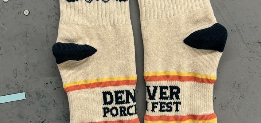 Striped PorchFest Socks, view 1